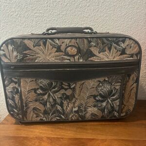 Diane Von Furstenberg Black and Brown Travel Bag
